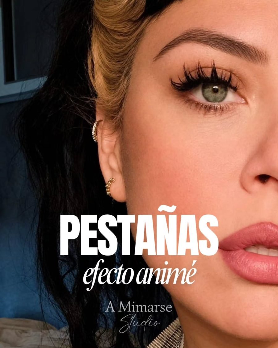 Pestañas efecto animé